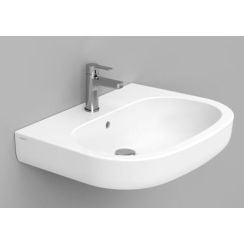 Ceramica Dolomite Mirto lavoar 68x51 cm ovale clasică alb mat D461041