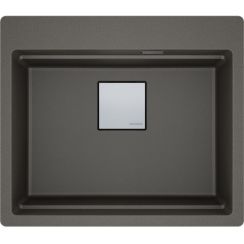 Franke Kanon chiuvetă din granit 59x51 cm gri/grafit/onix 114.0749.559