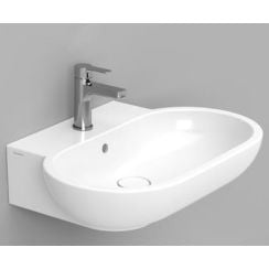 Ceramica Dolomite Mirto lavoar 65x46 cm ovale clasică alb D461101