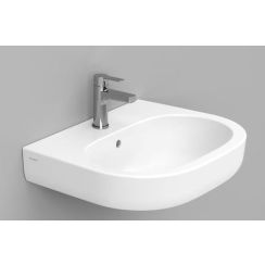 Ceramica Dolomite Mirto lavoar 60x48 cm ovale clasică alb D461241