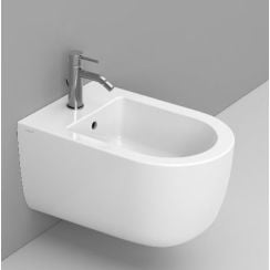 Ceramica Dolomite Mirto Round bideu agăţat alb D472601