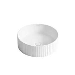 Oltens Hamnes lavoar 36x36 cm rotund de blat alb luciu 40830000