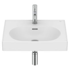 Roca Meridian lavoar 55x46 cm dreptunghiular clasică-mobilier alb A327741620