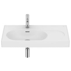 Roca Meridian lavoar 80x46 cm dreptunghiular clasică-mobilier alb A327743620