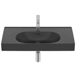 Roca Meridian lavoar 80x46 cm dreptunghiular clasică-mobilier negru A327745080