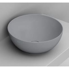 Ceramica Dolomite Noemi lavoar 44x44 cm rotund de blat gri/piatră mat D310645