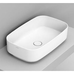 Ceramica Dolomite Noemi lavoar 62x38 cm dreptunghiular de blat alb mat D311041