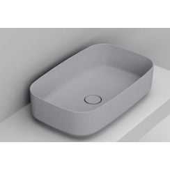 Ceramica Dolomite Noemi lavoar 62x38 cm dreptunghiular de blat gri/piatră mat D311045