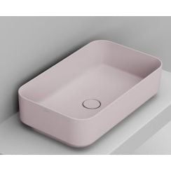 Ceramica Dolomite Noemi lavoar 64x38.5 cm dreptunghiular de blat roz D311265