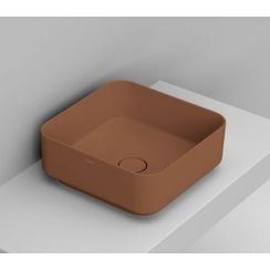 Ceramica Dolomite Noemi lavoar 40x40 cm pătrat de blat maro/bej D311761