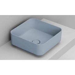Ceramica Dolomite Noemi lavoar 40x40 cm pătrat de blat albastru mat D311771