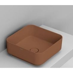 Ceramica Dolomite Noemi lavoar 40x40 cm pătrat de blat maro/bej mat D311775