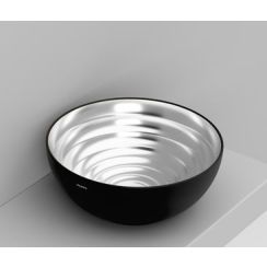 Ceramica Dolomite MOVE lavoar 44x44 cm rotund de blat negru D3107NA