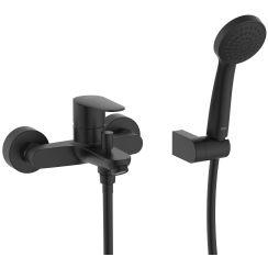 Roca Victoria Plus baterie cadă-duș perete negru A5A014FNB0