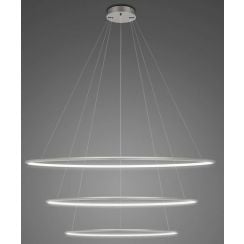 Altavola Design Led Shape lampă suspendată 1x91 W argint LA075/P_100_in_4k_silver_dimm