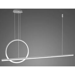 Altavola Design Led Shape lampă suspendată 1x23 W argint LA087/PX143_40_3k_silver