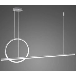 Altavola Design Led Shape lampă suspendată 1x23 W argint LA087/PX143_40_3k_silver_dimm