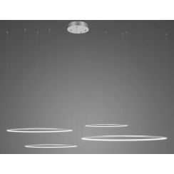 Altavola Design Led Shape lampă suspendată 1x106 W argint LA084/CO4_100_in_4k_silver_dimm