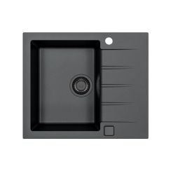 Alveus Cadit chiuvetă din granit 59x50 cm negru 1148158
