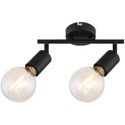 Rabalux Lamar lampă de tavan 2x40 W negru 3987