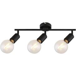 Rabalux Lamar lampă de tavan 3x40 W negru 3988