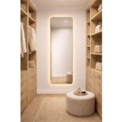 Baltica Design Stone Aura oglindă 50x155 cm cu iluminare 5904107933269