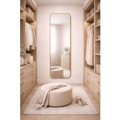 Baltica Design Stone Aura oglindă 50x155 cm auriu 5904107932996