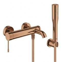 Set baterie cadă-duș Grohe Essence 33624DA1, duș de mână Grohe Euphoria 27400DA0, 27074DA0, 28362DA1