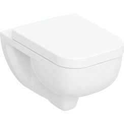 Geberit Selnova Square set vas și capac agăţat fără margine cu spălare turbionară alb lucios 503.154.00.1
