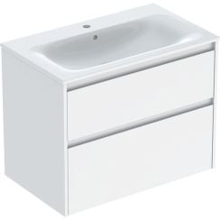 Geberit Selnova Square lavoar cu dulap 80 cm alb 504.139.01.1