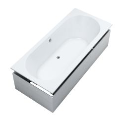 Schedline Celicia White Mat SET cadă cu suport 180x80 cm alb 3WST.CS1P-18080/B/MG
