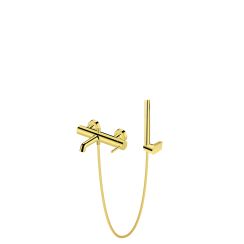 Set baterie cadă-duș Oltens Molle 34112800, duș de mână Oltens Ume 37102800, 37402800, 37200800