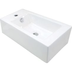Deante Square lavoar 50.5x25.5 cm dreptunghiular clasică-de blat alb CGS_6U2L