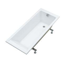 Schedline Milos cada dreptunghiulară 150x75 cm alb 3WSP.M1P-15075