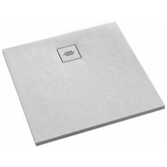 Schedline Protos White Stone cădiță de duș pătrată 90x90 cm alb 3SP.P2K-9090/B/ST-M1/B/ST