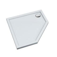 Schedline Estima cădiță de duș pentagonală 90x90 cm alb 3SP.E1PK-9090