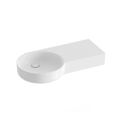 Ravak ARC lavoar 83x43.5 cm dreptunghiular cu blat alb luciu XJXP1383000
