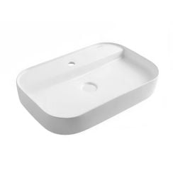 Oltens Dal lavoar 65.5x45 cm dreptunghiular de blat alb luciu 40336000