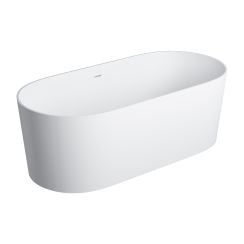 Omnires Ovo M+ cadă freestanding 160x75 cm ovală alb OVO160WWZPBM