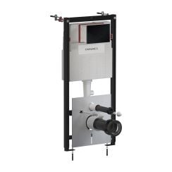 Omnires Flush Set cadru ascuns cu buton de acționare pentru vas wc suspendat STFWC1R45-RBL