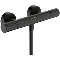 Hansgrohe Ecostat Element baterie de duș perete cu termostat crom-negru 13346340