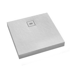 Schedline Nonlimits White Stone cădiță de duș pătrată 90x90 cm alb 3ST.N2K-9090/B/ST-M1/B/ST
