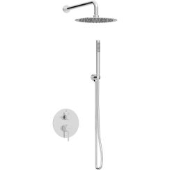 Balneo Cascade set de duș perete cu duș de ploaie crom H0301010606
