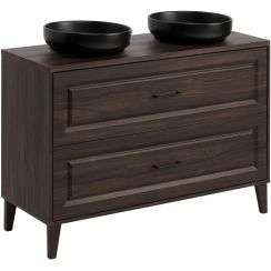 Set dulap Comad Dorothy Ristretto DOROTHY RISTRETTO 82-120-46-2S, lavoar Comad River 1 RIVER 1 BLACK MATT UN 40 ( E-6595 ), RISTRETTO 89-120-46 M