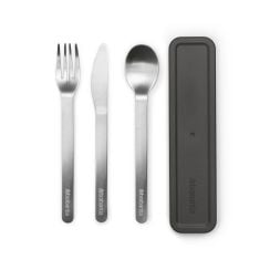 Brabantia Make & Take set tacâmuri 18.5x4.5x2.1 cm gri-oțel 206641