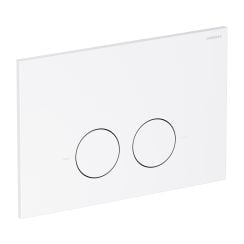 Omnires Minimal buton de spălare pentru WC alb MPS1WM