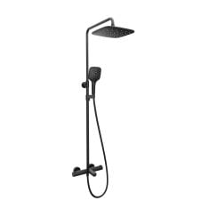 Ravak Termo 300 set de duș perete cu termostat cu duș de ploaie negru X070444