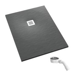 Schedpol Kalait Grey Stone cădiță de duș dreptunghiulară 120x90 cm gri 3.3117/S/ST-M2