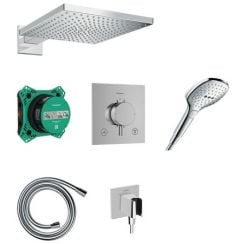 Hansgrohe Raindance E set de duș ascuns cu termostat cu duș de ploaie crom 24623000