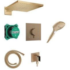 Hansgrohe Raindance E set de duș ascuns cu termostat cu duș de ploaie || 24623140